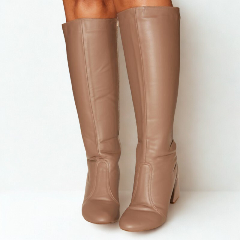 Bota Chelsea Amanda Cano Longo Salto Bloco