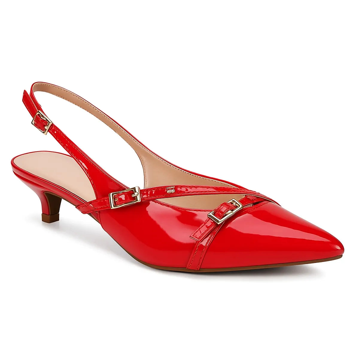 Mini Scarpin Chanel Vânia Slingback Feminino – Verniz e Salto