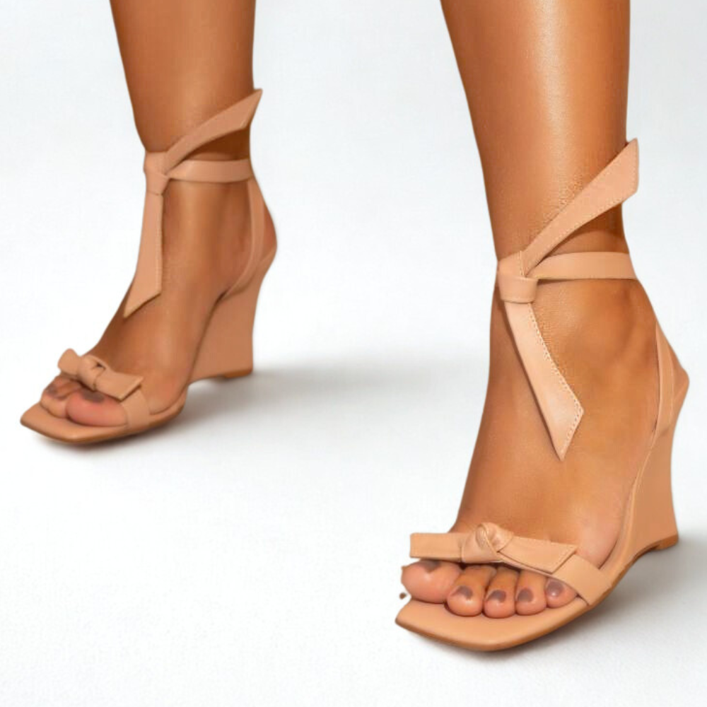 Sandália Anabelinha com Laço Amarração 8cm