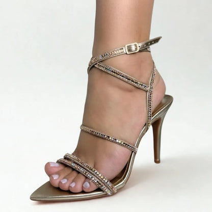 Sandália Cristal 10cm