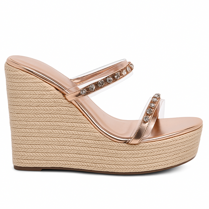 Sandália Anabela Marília com Salto 11cm