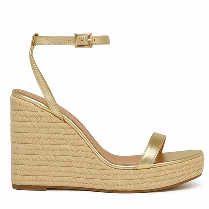 Sandália Anabela Micaella de Corda Salto 11cm