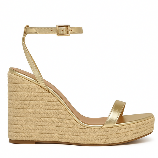 Sandália Anabela Micaella de Corda Salto 11cm