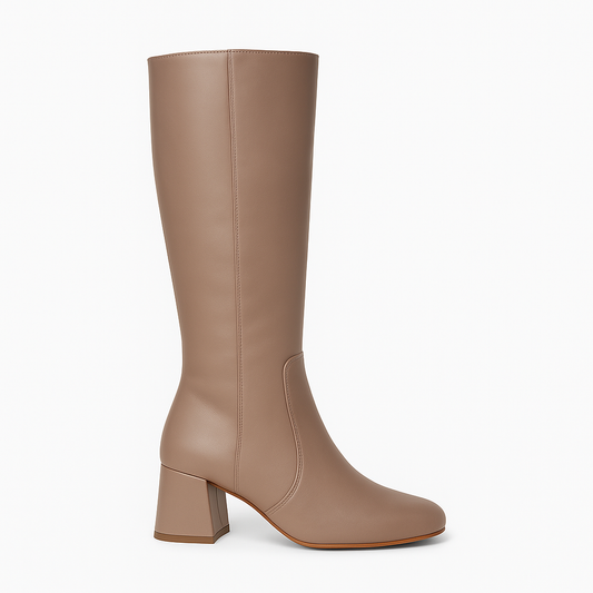 Bota Chelsea Amanda Cano Longo Salto Bloco