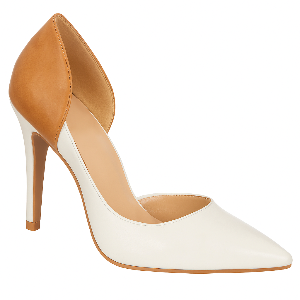 Scarpin Aberto Lateral Salto 10cm