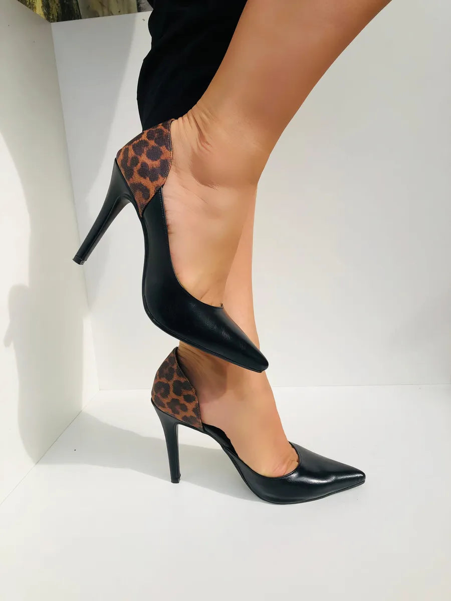 Scarpin Aberto Lateral 10cm