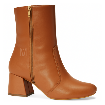 Bota Chelsea Amanda Cano Curto Salto Bloco