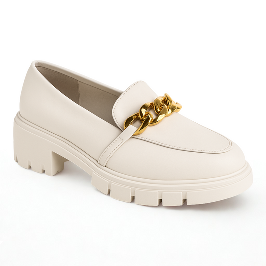 Mocassim Eliz Salto Baixo Tratorado