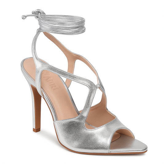 Sandália Louise Salto Fino com Amarração