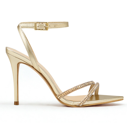 Sandália Aurora – Luxo, Brilho e Elegância em Cada Detalhe