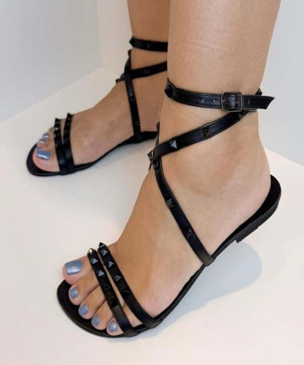 Rasteira Layza com Spikes